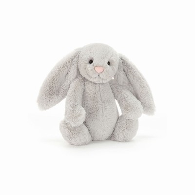 Jellycat Bashful Silver Konijn | IZ0673245